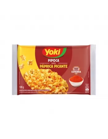 Popcorn Micro-ondas Páprica picante Yoki 100g