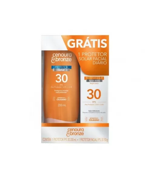 CEN&BRONZE PROT SOLAR FPS30 200ML+FAC.FPS30