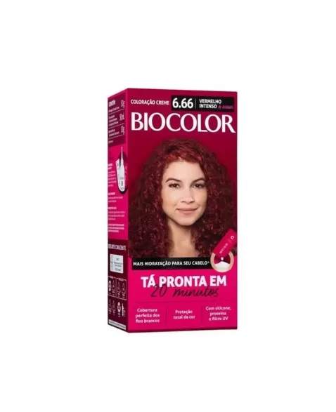 BIOCOLOR MINI 6.66 VERMELHO INTENSO DE ARRASAR