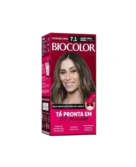 BIOCOLOR MINI 7.1 LOURO CINZA MEDIO DE PASSAR