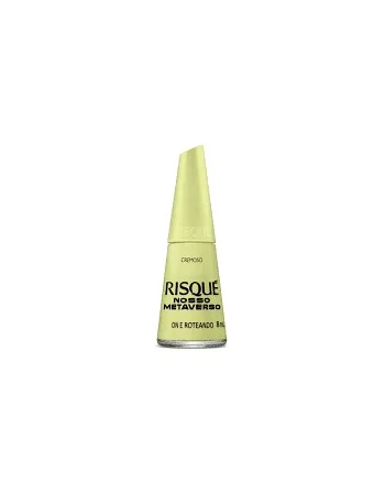 Esmalte Risqué Cremoso Metaverso One e Roteando Nu 8ml - Caixa com 6 unidades