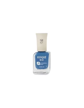 Esmalte Risqué Cremoso Bio Oceano Azul Nu 9ml - Caixa com 6 unidades