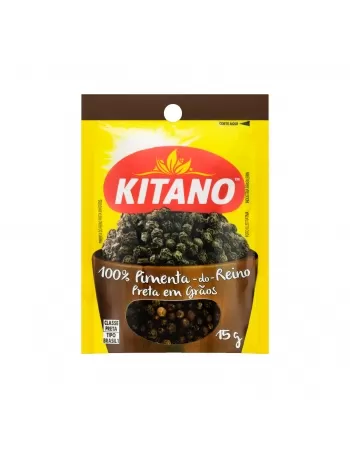 Tempero Pimenta Preta Grão Kitano 15G