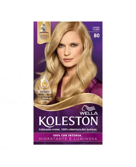 Tinta De Cabelo Koleston Louro Claro 80