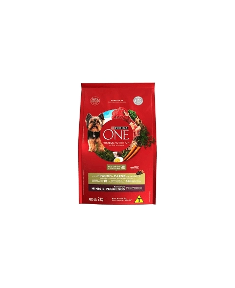 DOG ONE ADULTO MINI PEQ FRANGO&CARNE 2KG