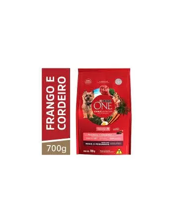 Ração Seca Dog One para Cachorros Adultos Minis e Pequenos - Sabor Frango e Cordeiro 700g