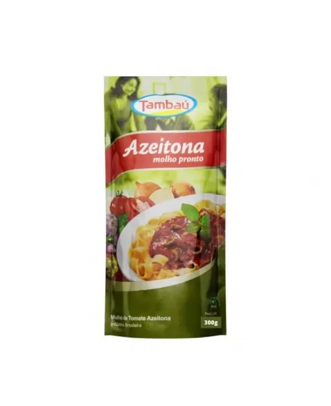 MOLHO TAMBAÚ TOMATE C/AZEITONA SACHE 300G