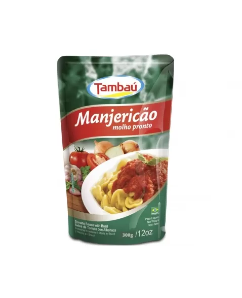 MOLHO TAMBAÚ TOMATE MANJERICÃO SACHE 300G