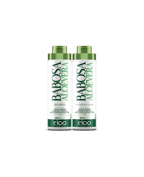 KIT EICO SH 800ML+COND 800ML BARBOSA ALOEVERA