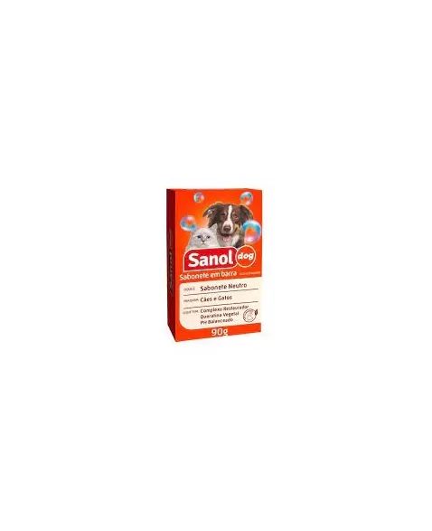 SABONETE BARRA SANOL DOG NEUTRO 90G