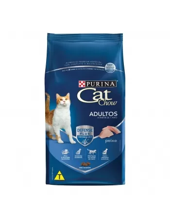 Ração Seca Cat Chow Adulto - Sabor Peixe 10,1Kg