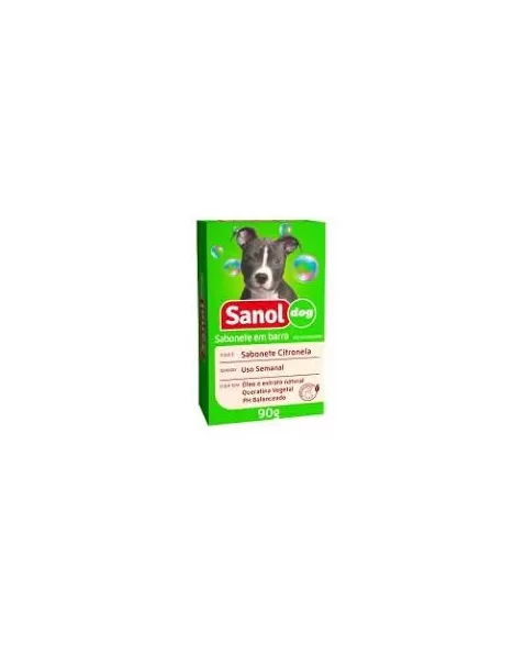 SABONETE BARRA SANOL DOG CITRONELA 90G