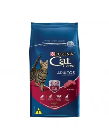 Ração Seca Cat Chow Adulto - Sabor Carne 10,1Kg