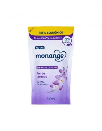 MONANGE SAB LIQ FL LAVANDA REFIL 200ML