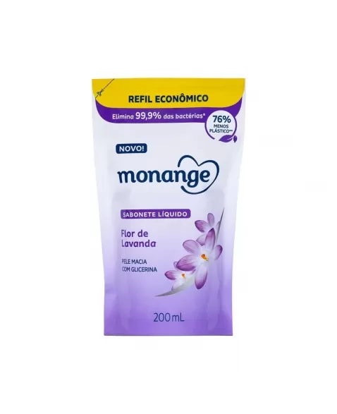 MONANGE SAB LIQ FL LAVANDA REFIL 200ML