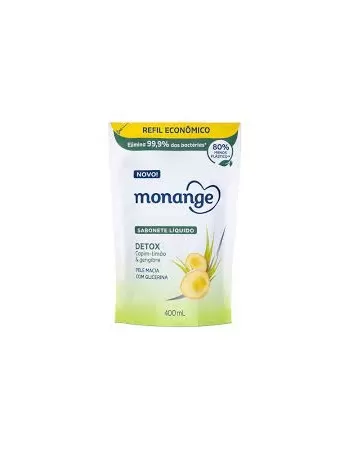 Sabonete Líquido Monange Detox Refil 400ml