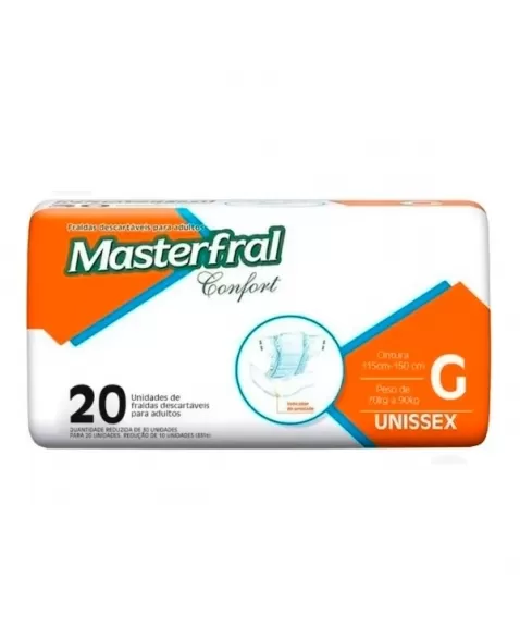 FRALDA MASTERFRAL CONFORT ECON ADULTO G C/20