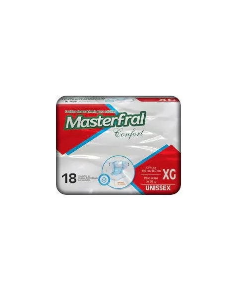 FRALDA MASTERFRAL CONFORT ECON ADULTO XG C/18