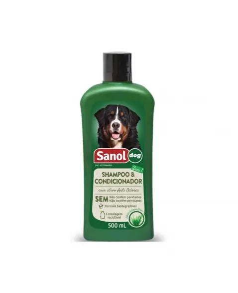 SHAMPOO CONDICIONADOR SANOL DOG 500ML