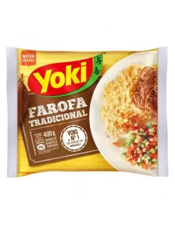 Farofa de Mandioca Temperada Yoki 400g