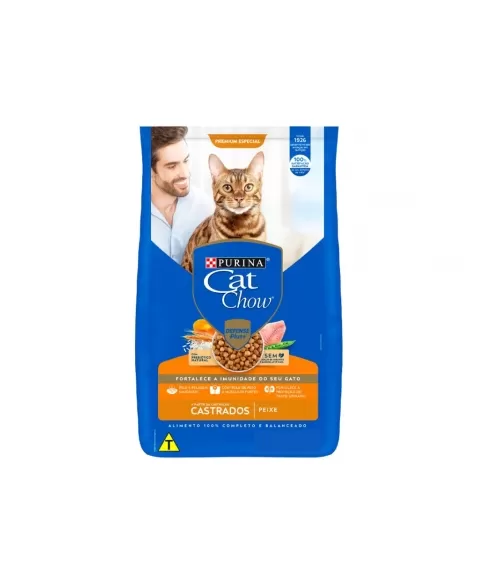 CAT CHOW PS ADULTO CASTRADO PEIXE 1KG