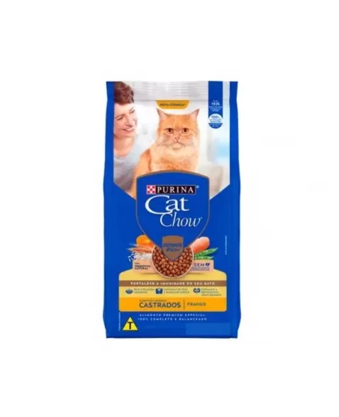 CAT CHOW PS ADULTO CASTRADO FRANGO 1KG