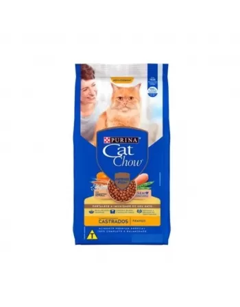 Ração Seca Cat Chow Para Gatos Castrados Adulto Frango 2,7Kg