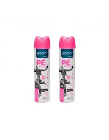 Pack Desodorante Aerosol Above Feminino Pé Protect Neymar Jr 150ml