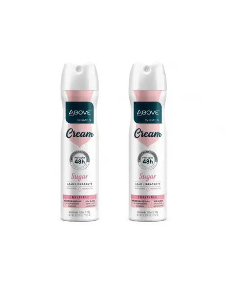 PACK DES AERO ABOVE FEM CREAM SUGAR 2X150ML -20% 2ªUN