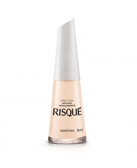 Esmalte Risqué Natural Marítima 8Ml - Caixa Com 6 Unidades Nu