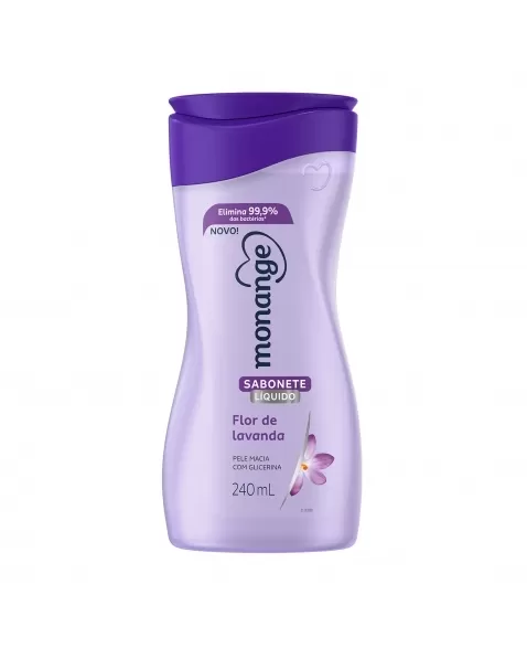 Sabonete Líquido Monange Flor De Lavanda 240Ml