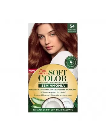 Tinta De Cabelo Soft Color Castanho Acobreado 54