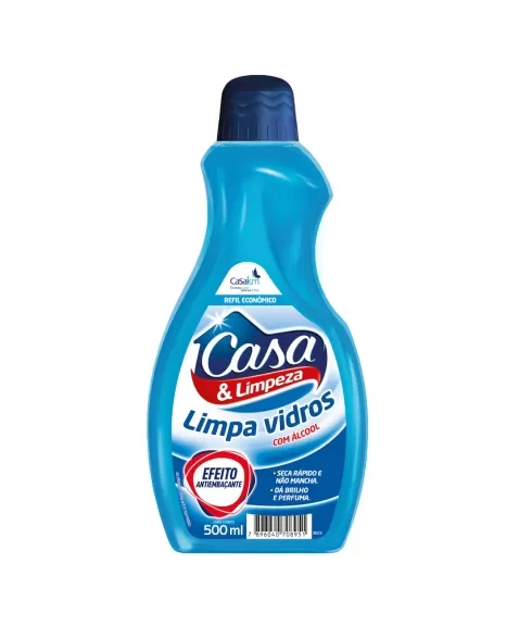 CASA&LIMPESA LIMPA VIDRO REFIL 500ML