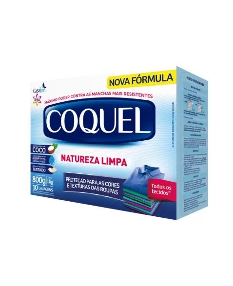 LAVA ROUPA PO.COQUEL NATUREZA LIMPA 800ML