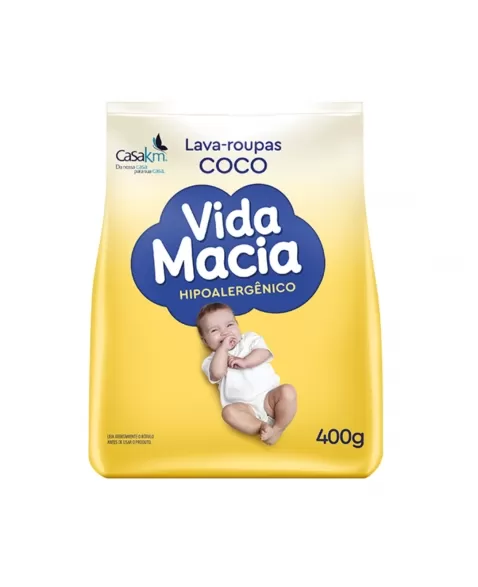 LAVA ROUPA PO.INFANTIL VIDA MACIA 400G