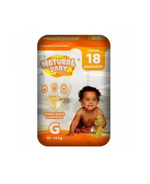 FRALDA NAT BABY PREMIUM JUMBINHO G C/18