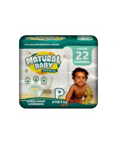 FRALDA NAT BABY PREMIUM JUMBINHO P C/22