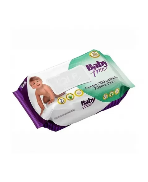 TOALHA UMEDEC BABYFREE C/100UN