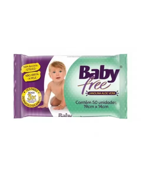 TOALHA UMEDEC BABYFREE C/50UN