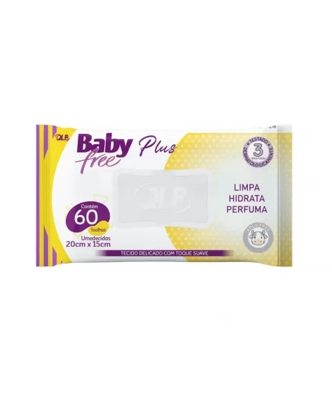 TOALHA UMEDEC BABYFREE C/60UN