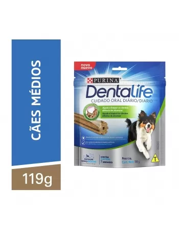 Petisco Dentalife Purina Cães Raças Médias 119G