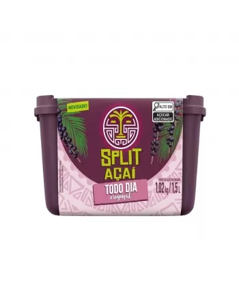 Açai Split Original Balde Todo Dia 1,5L