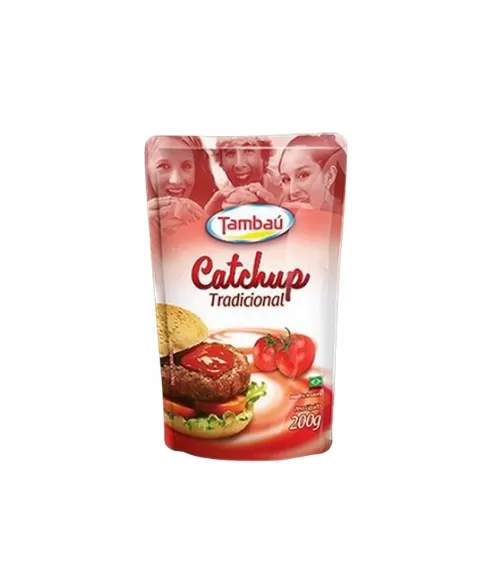 Catchup Tradicional Stand-up Pouch Tambaú 200g