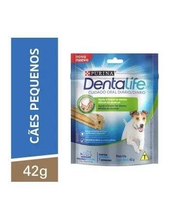 Petisco Dentalife Purina Cães Raças Pequenas 42G