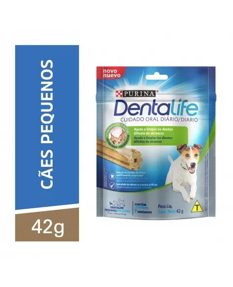 Petisco Dentalife Purina Cães Raças Pequenas 42G