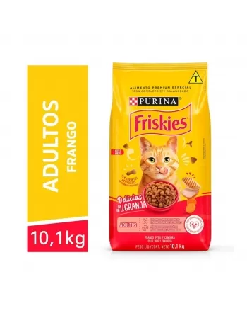 Ração Seca Para Gatos Friskies Delicias Da Granja 10,1Kg