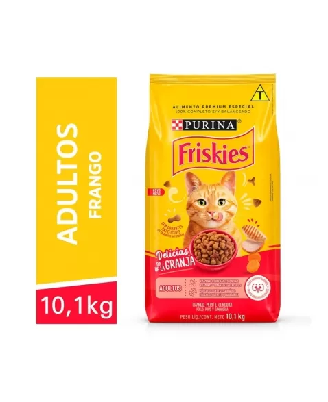 Ração Seca Para Gatos Friskies Delicias Da Granja 10,1Kg