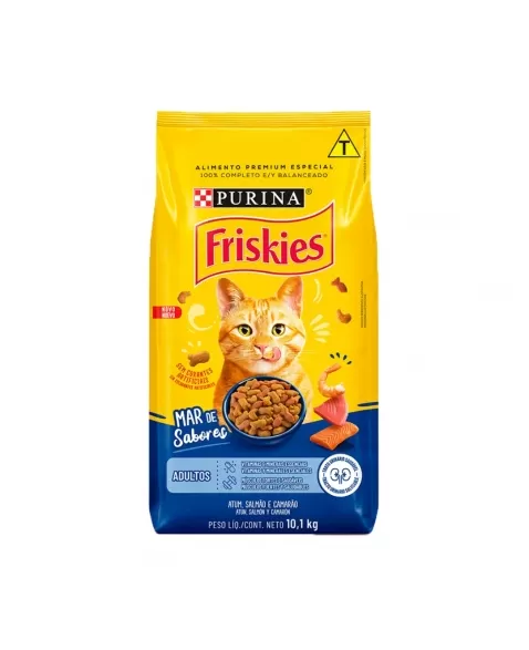 Ração Seca Para Gatos Friskies Mar Sabores 10,1Kg