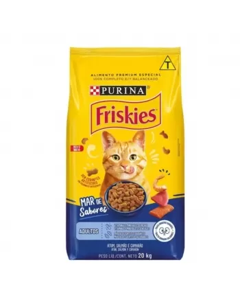 Ração Seca Para Gatos Friskies Mar Sabores 20Kg