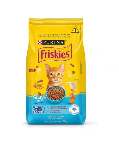 Ração Seca Para Gatos Friskies Filhotes 1Kg